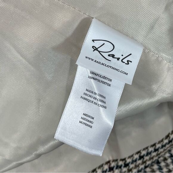 NWT Rails Jac Blazer in Cambridge Plaid Size MEDIUM - Picture 11 of 14